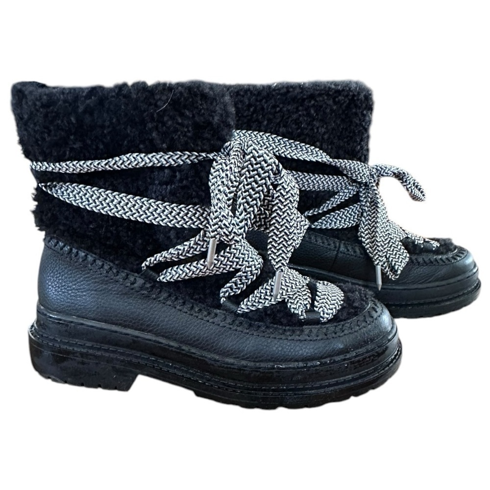Splendid Women's Chunky Yuki Booties Boots Black Size 8